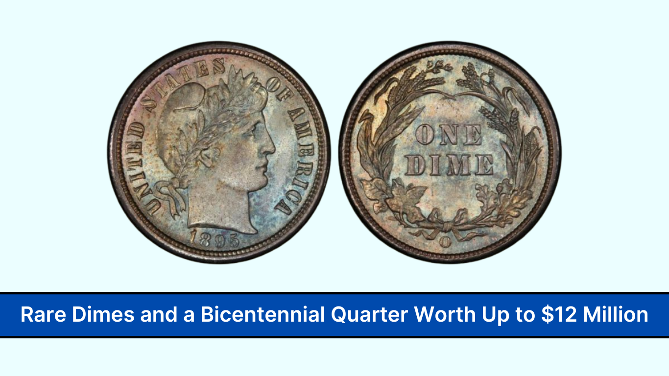 5 Rare Dimes and a Bicentennial Quarter Worth Up to $12 Million